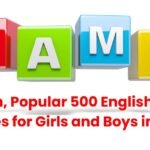 500 English Baby Names