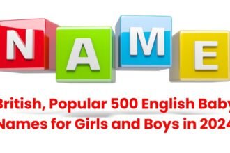 500 English Baby Names